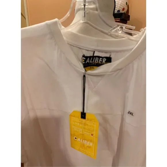 Caliber CDMG Men’s Layered Tee-Shirt, White, NWT, Size 2XL - Picture 2 of 10